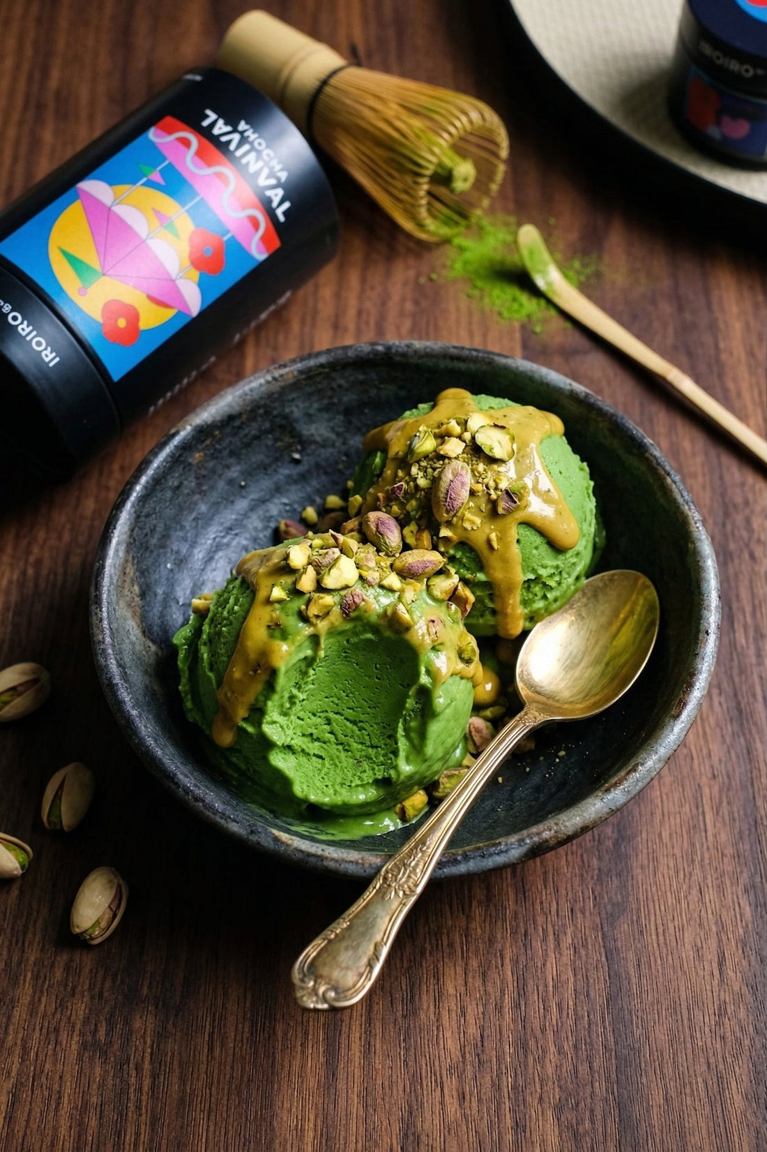 Matcha Pistachio Nice Cream
