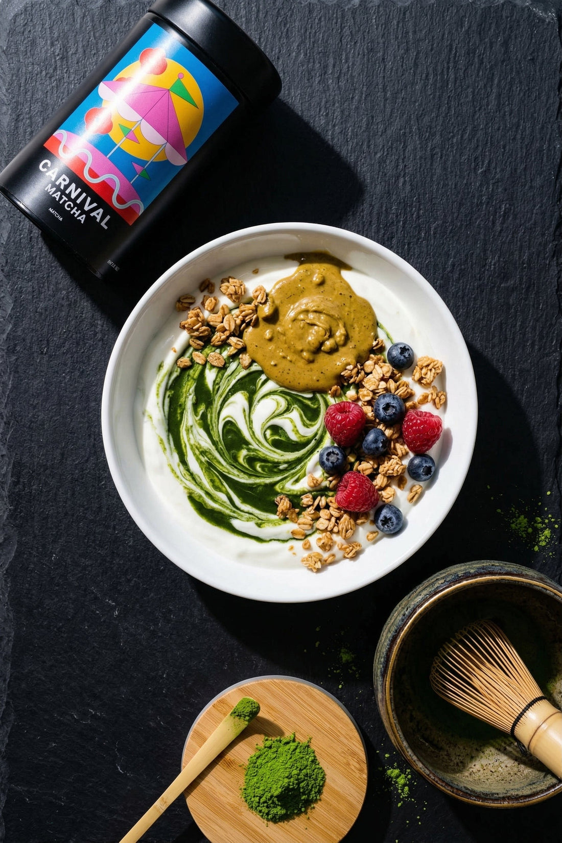 Matcha Pistachio Yoghurt Bowl