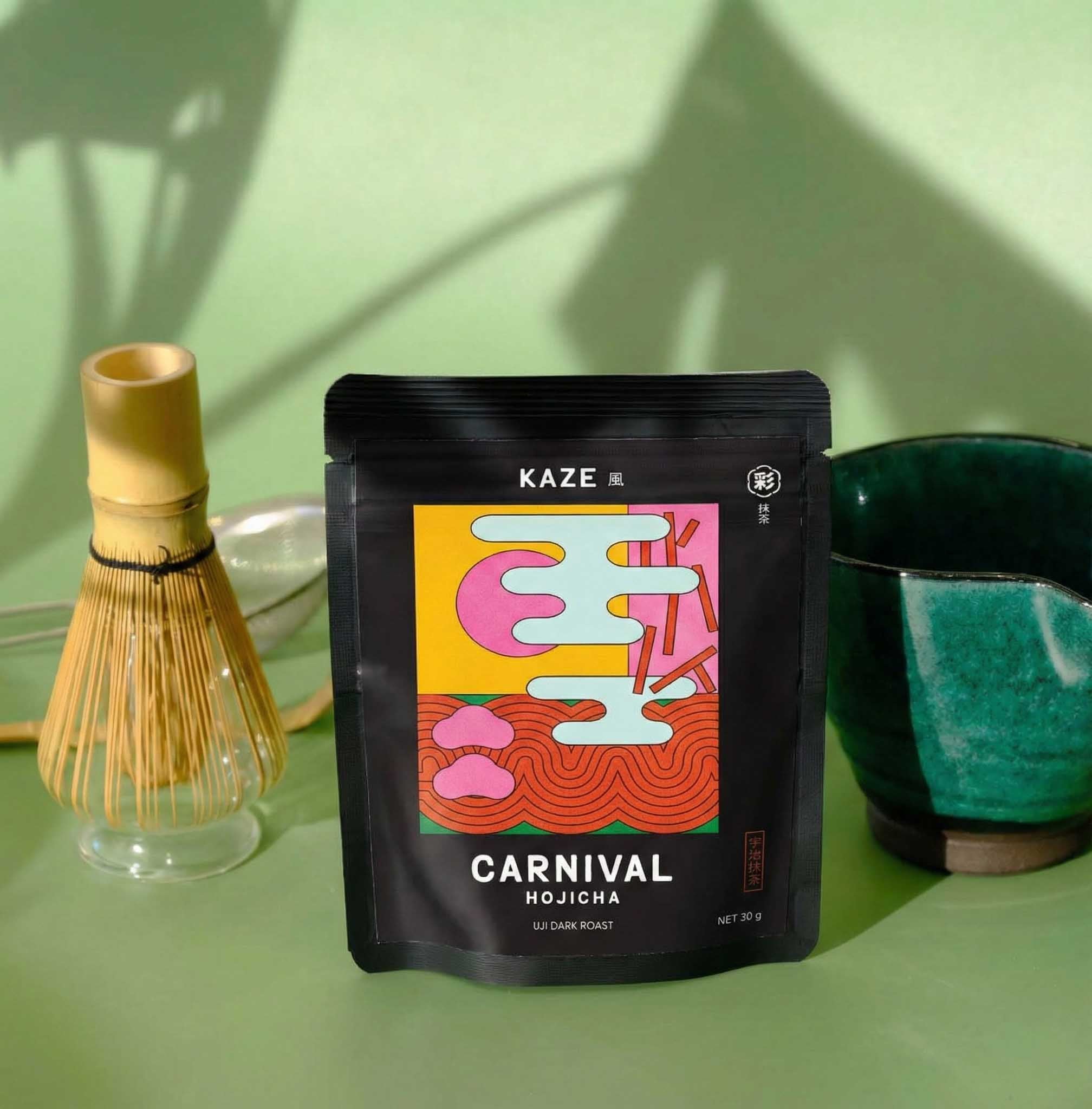 Carnival Matcha - Hojicha - Kaze From Uji - Dark Roast